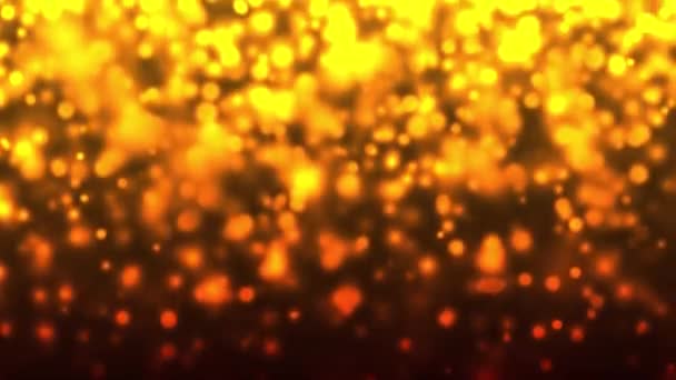 Loopable abstract particle lights bokeh circles background. LOOP — Stock Video