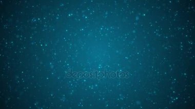 Loopable soyut parçacık ışıklar bokeh arka plan daireler. Döngü