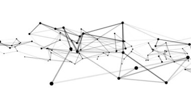 Soyut teknoloji plexus şık dinamik dijital arka plan. Döngü
