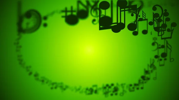 Abstract Background with Colorful Music notes. — Stock Photo, Image