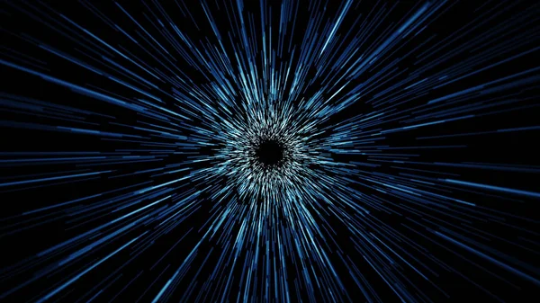 Alanı satır tünel, uzayda uçuş soyut sahne. sorunsuz döngü