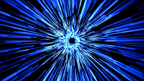 Alanı satır tünel, uzayda uçuş soyut sahne. sorunsuz döngü