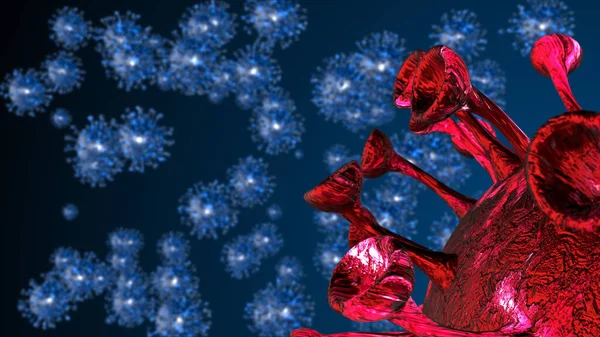 Covid Alert Sos Pandemiczne Zagrożenie Dla Zdrowia Immunologia Wirusologia Koncepcja — Zdjęcie stockowe