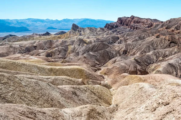 Θέα από το σημείο zabriskie — Φωτογραφία Αρχείου