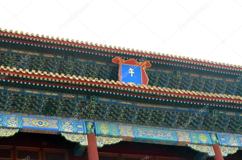 Exterior of the Hall of Prayer for Good Harvests of the Temple of Heaven in Beijing China