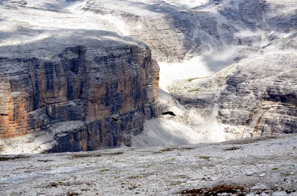Перегляд Італійських Доломітових Альп Під Охороною Юнеско — стокове фото