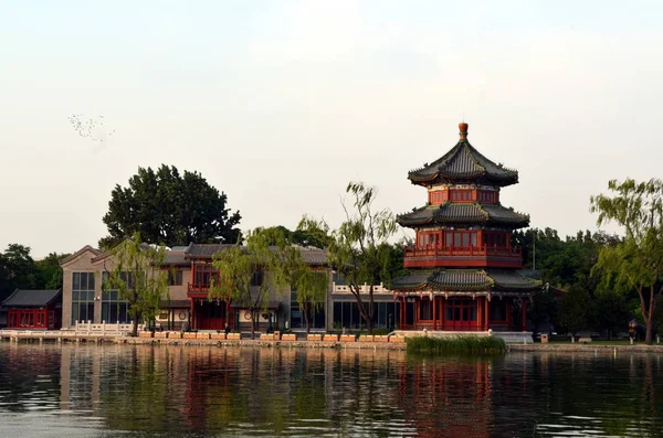 Shichahai Scenic Area The area is the capital of the old Beijing style to preserve the most perfect place