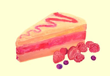 Sulu Boya meyve ve meyve pasta