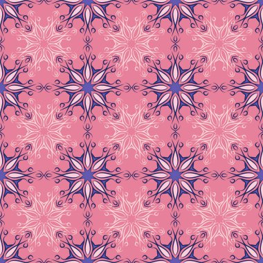 Mandalalar tasarımınız için güzel renklerde ile Seamless modeli. Vektör arka plan