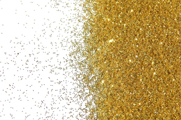 Struktureret baggrund med gylden glitter - Stock-foto