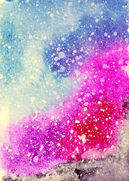 Espacio acuarela en hermosos colores — Foto de Stock