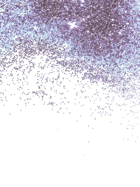 Beau fond bleu flou avec des paillettes dans des couleurs vintage — Photo