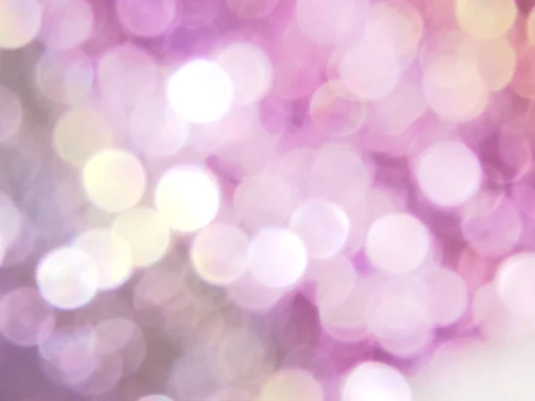 Festive blurry purple background, bokeh lights. — Stock Photo, Image