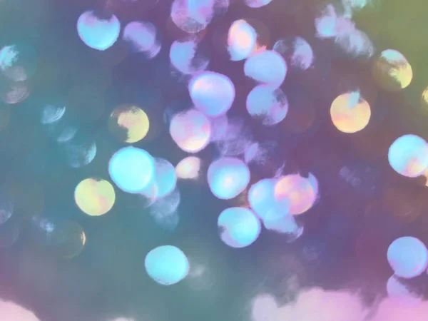 Festive blurry background in beautiful colors, bokeh lights. — Stock Photo, Image