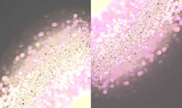 Dwa piękne rozmyte tła z fioletowy Brokat w vintage kolory — Zdjęcie stockowe