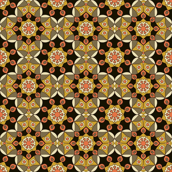 Tasarımınız için mandalalar ile Seamless modeli. Vektör arka plan