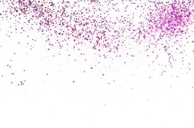 Mor parlak beyaz arka plan üzerinde parıldıyor.