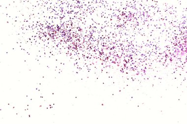 Mor parlak beyaz arka plan üzerinde parıldıyor.