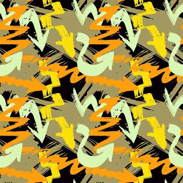 Dikişsiz desen renkli grungy oklarla. Kağıt, ambalaj üzerinde baskı için mükemmel kumaş vb..