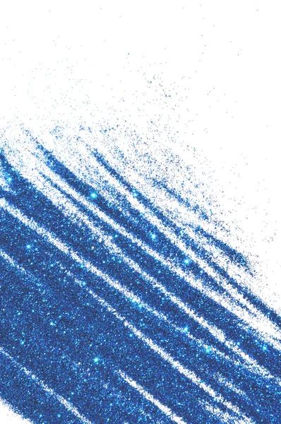 Texturizado fundo embaçado com brilho azul no branco — Fotografia de Stock