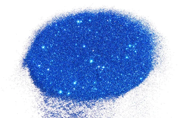 Fundo Texturizado Com Brilho Azul Brilhante Lantejoulas Brancas Decorativas — Fotografia de Stock