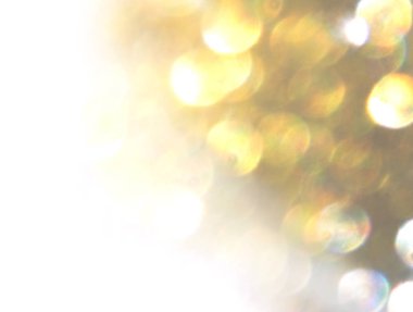 Güzel bulanık altın arka plan şenlikli bokeh ışık