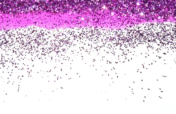 Texturerat Bakgrund Med Lila Glitter Glitter Vit — Stockfoto