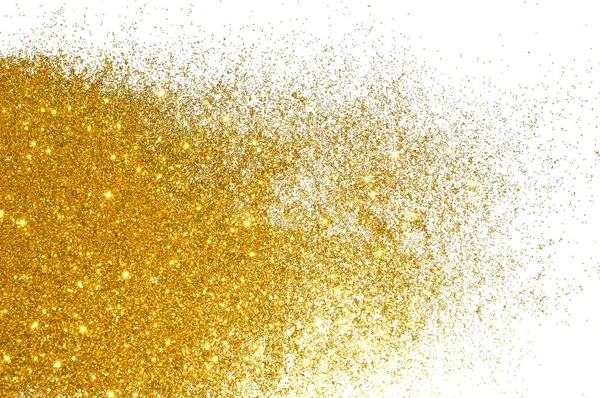 Beyaz Altın Glitter Pırıltı Ile Dokulu Arka Plan — Stok fotoğraf