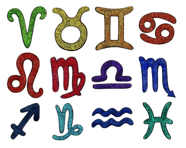 Suluboya zodyak işaretleri