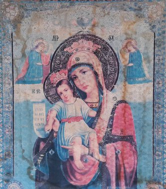 Meryem Ana bebek İsa eski simgesi