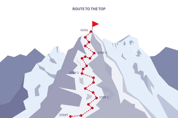 Rota para o topo, vetor — Vetor de Stock