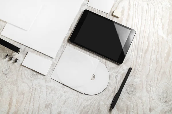 Maqueta de identidad en blanco — Foto de Stock