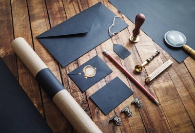 Boş siyah Kırtasiye