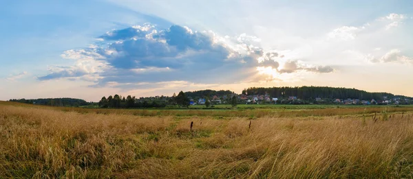 Panoramic rural landscape — Stok fotoğraf
