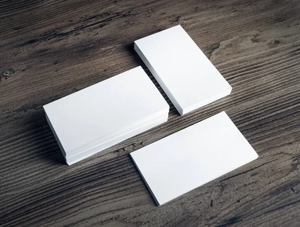 White business cards — Stock Photo, Image