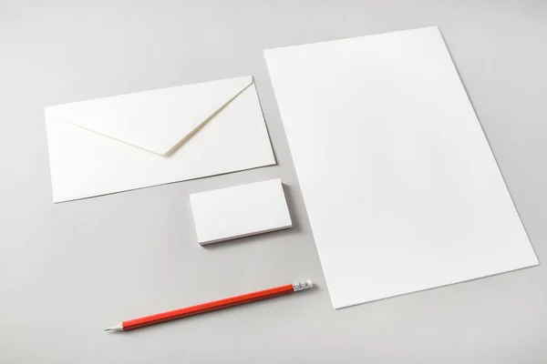 空白信纸模板 — 图库照片