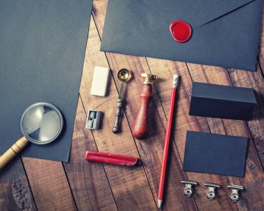 Vintage ileti örneği şablonu