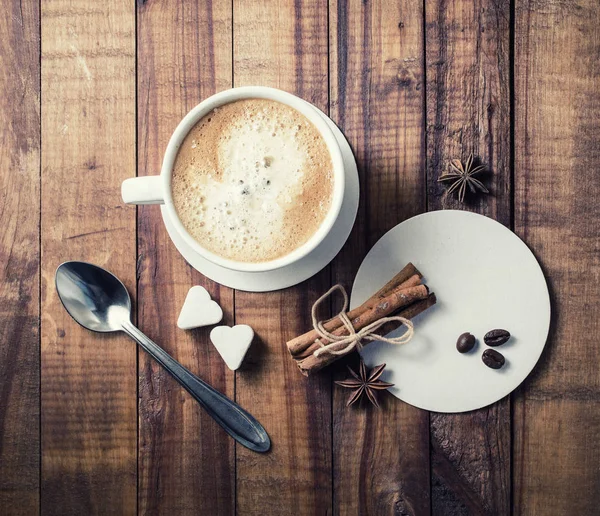Kávé és fűszerek — Stock Fotó
