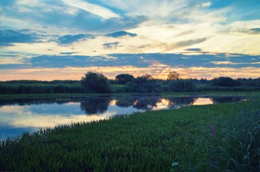 Kırsalda gün batımı