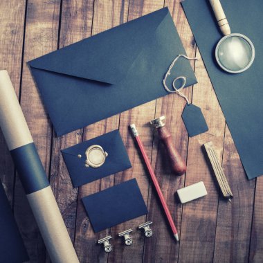 Vintage ileti örneği şablonu