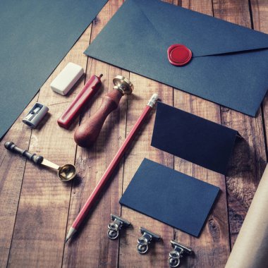 Vintage ID şablonunun