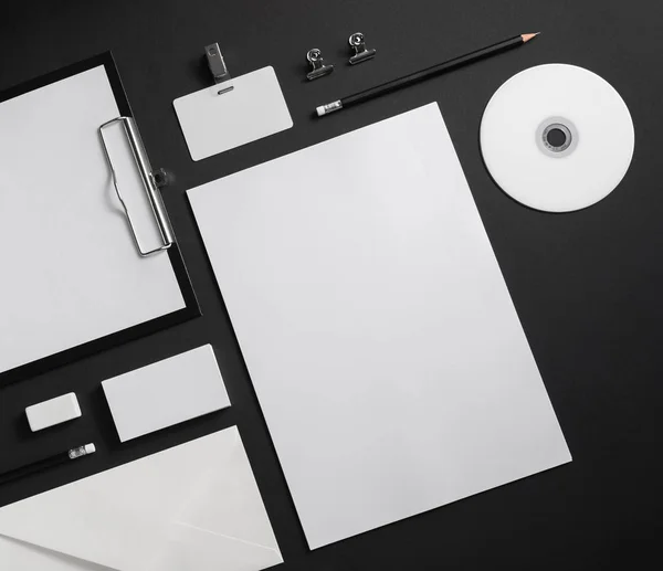 空白のビジネス文具 — ストック写真