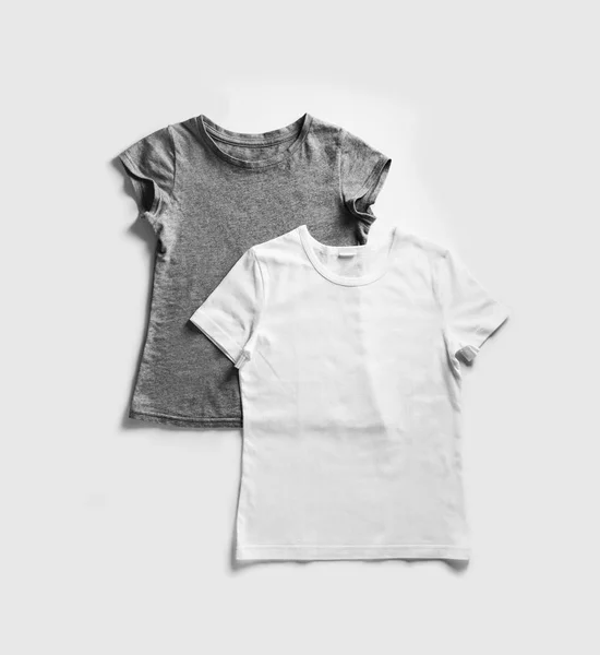 White and gray t-shirts — Stock Photo, Image