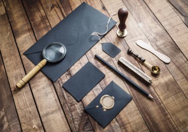 Vintage kurumsal Kırtasiye