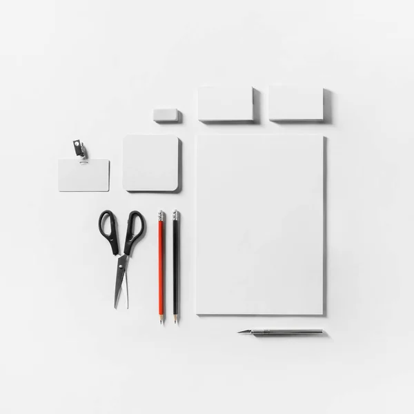 Blank corporate stationery