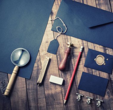 Vintage siyah Kırtasiye