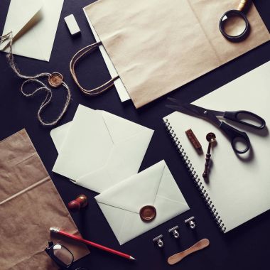 Vintage kırtasiye seti