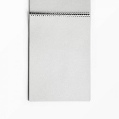 Boş açık sketchbook