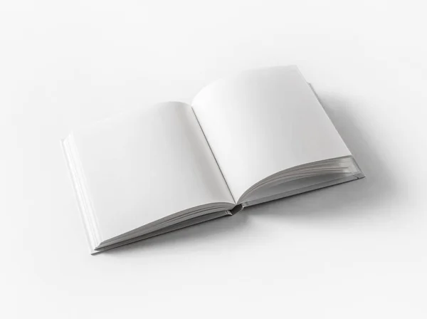 Livro em branco aberto — Fotografia de Stock