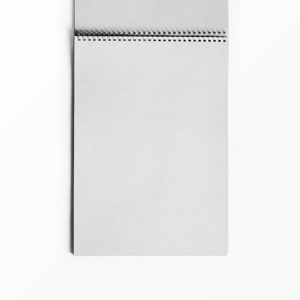 Boş açık sketchbook — Stok fotoğraf